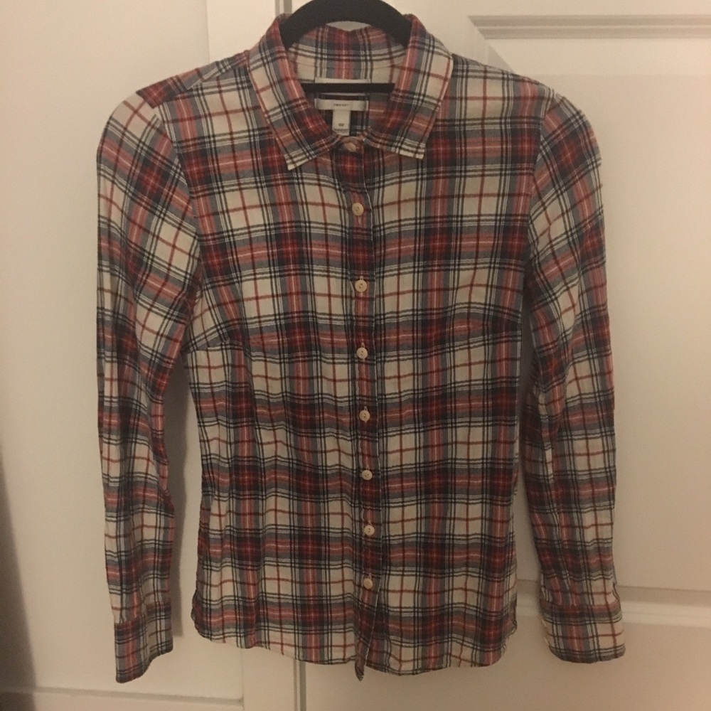 J Crew Perfect plaid flannel size 00